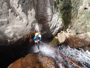 Canyoning sportif corse