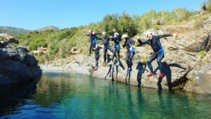 Canyoning Fango saut
