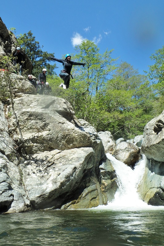 Canyoning La Ruda sportif