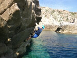 escalade bloc en mer calvi 2