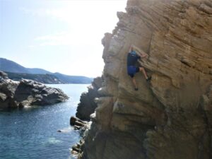 escalade bloc en mer calvi 3